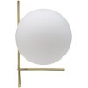 Mauro Ferretti lámpara de mesa Glamy Low E14 25x25x27 cm oro blanco