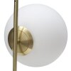 Mauro Ferretti lámpara de mesa Glamy Low E14 25x25x27 cm oro blanco