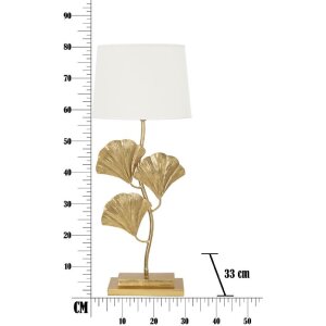 Mauro Ferretti lámpara de mesa Glamy E27 Ø 33x81 cm oro blanco