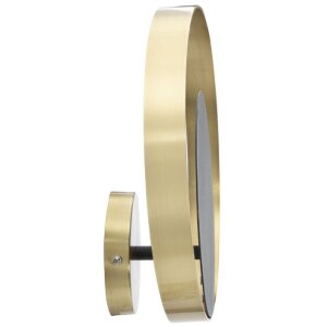 Aplique Mauro Ferretti Shuttle E14 25x8x25 cm oro negro