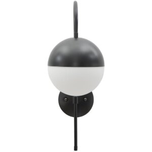 Mauro Ferretti aplique Darky street E14 19x31x51 cm negro blanco