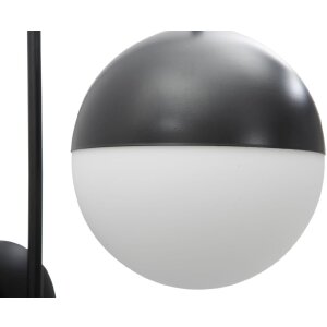 Mauro Ferretti aplique Darky street E14 19x31x51 cm negro blanco