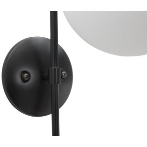 Mauro Ferretti aplique Darky street E14 19x31x51 cm negro blanco