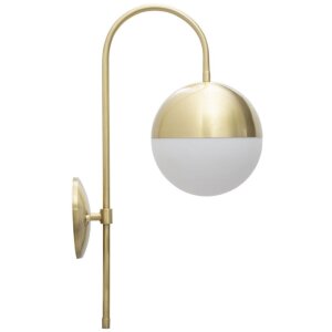Mauro Ferretti aplique Glamy street E14 19x31x51 cm oro blanco