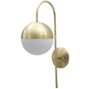 Mauro Ferretti aplique Glamy street E14 19x31x51 cm oro blanco