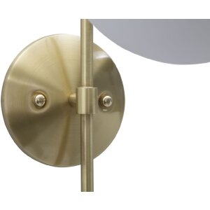 Mauro Ferretti aplique Glamy street E14 19x31x51 cm oro blanco