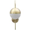 Mauro Ferretti aplique Glamy street E14 19x31x51 cm oro blanco