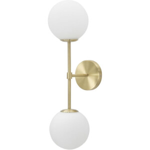 Mauro Ferretti aplique Glamy doble E14 15x21x55 cm oro...