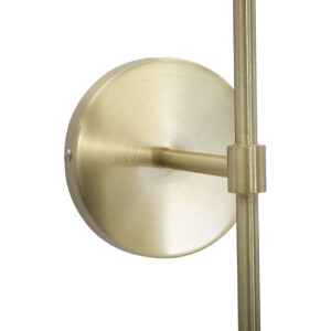 Mauro Ferretti aplique Glamy doble E14 15x21x55 cm oro blanco