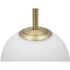 Mauro Ferretti aplique Glamy doble E14 15x21x55 cm oro blanco