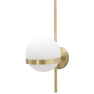 Mauro Ferretti aplique Glamy círculo E14 15x20x40 cm oro blanco
