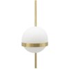 Mauro Ferretti aplique Glamy círculo E14 15x20x40 cm oro blanco