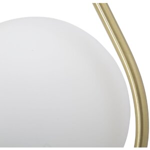 Aplique Mauro Ferretti Glamy Ablegen E14 24x20x52 cm blanco oro