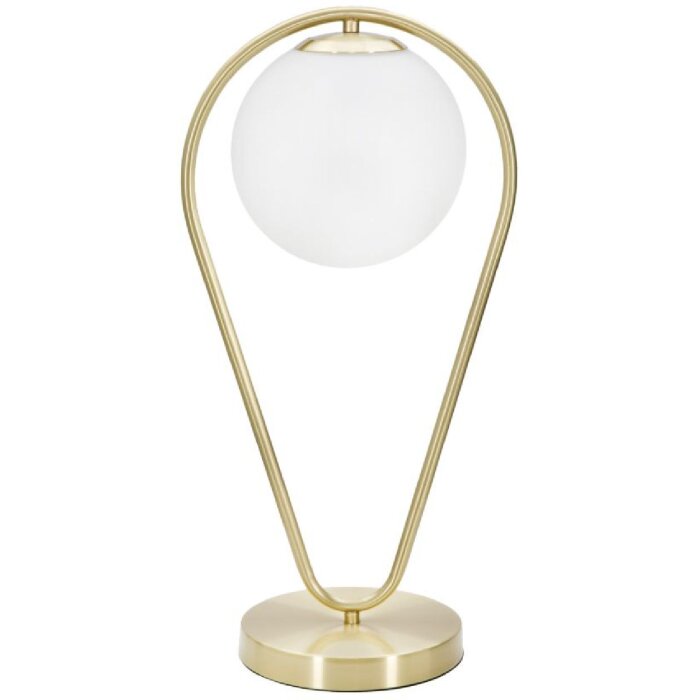 Mauro Ferretti Lámpara de mesa Glamy Ablegen E14 25x18x50 cm oro blanco