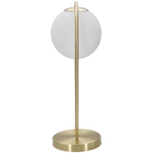 Mauro Ferretti Lámpara de mesa Glamy Ablegen E14 25x18x50 cm oro blanco