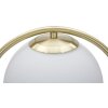 Mauro Ferretti Lámpara de mesa Glamy Ablegen E14 25x18x50 cm oro blanco