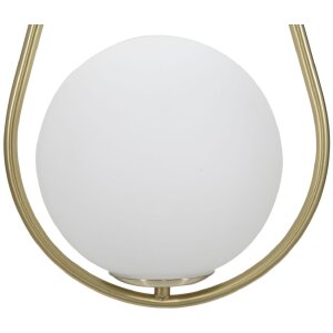 Mauro Ferretti Plafón Glamy Ablegen E14 24x20x46 cm blanco oro