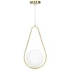 Mauro Ferretti Plafón Glamy Ablegen E14 24x20x46 cm blanco oro