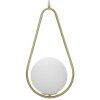Mauro Ferretti Plafón Glamy Ablegen E14 24x20x46 cm blanco oro