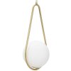 Mauro Ferretti Plafón Glamy Ablegen E14 24x20x46 cm blanco oro