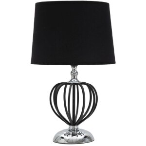Mauro Ferretti Darky lámpara de mesa plata E27...