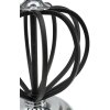 Mauro Ferretti Darky lámpara de mesa plata E27 Ø 28x44,5 cm negro plata