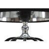Mauro Ferretti Darky lámpara de mesa plata E27 Ø 28x44,5 cm negro plata