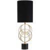 Mauro Ferretti Circly lámpara de mesa E27 Ø 22,5x65 cm oro negro