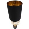 Mauro Ferretti Circly lámpara de mesa E27 Ø 22,5x65 cm oro negro