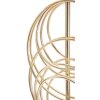 Mauro Ferretti Circly lámpara de mesa E27 Ø 22,5x65 cm oro negro