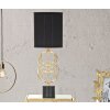 Mauro Ferretti Circly lámpara de mesa E27 Ø 22,5x65 cm oro negro