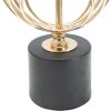 Mauro Ferretti Circly lámpara de mesa E27 Ø 20x58,5 cm oro negro
