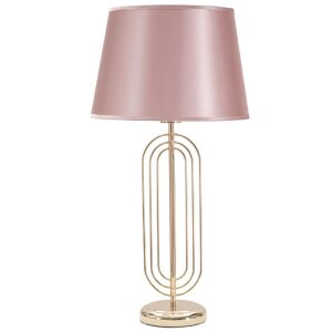 Mauro Ferretti lámpara de mesa Krista E27 Ø 33x64 cm oro rosa
