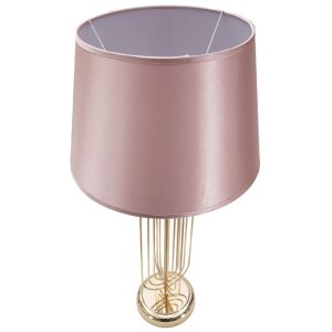 Mauro Ferretti lámpara de mesa Krista E27 Ø 33x64 cm oro rosa