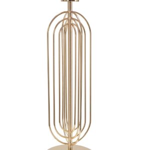 Mauro Ferretti lámpara de mesa Krista E27 Ø 33x64 cm oro rosa