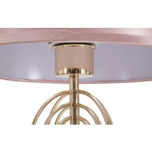 Mauro Ferretti lámpara de mesa Krista E27 Ø 28x55 cm oro rosa