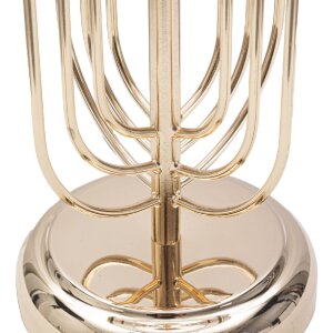 Mauro Ferretti lámpara de mesa Krista E27 Ø 28x55 cm oro rosa