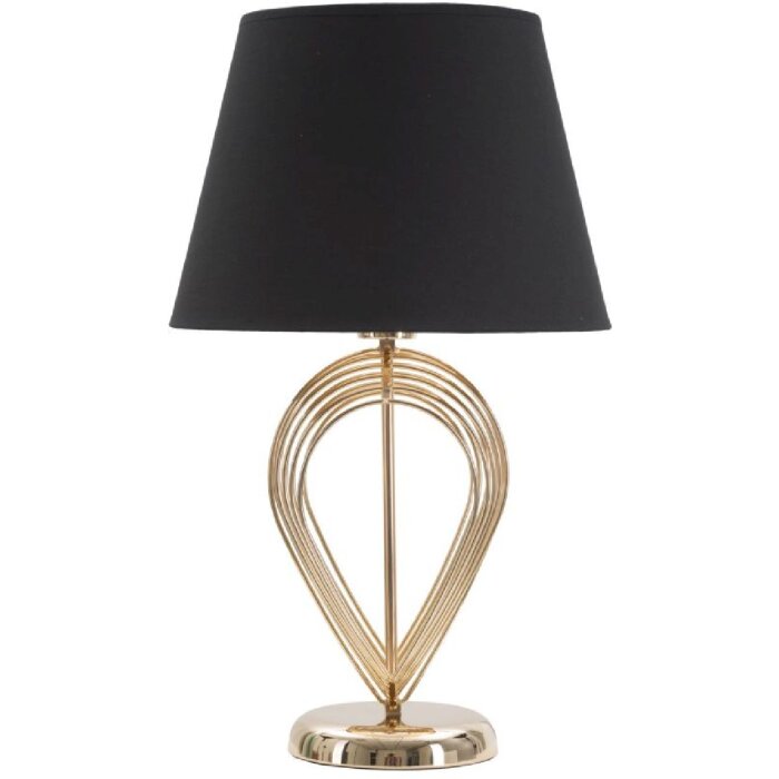 Mauro Ferretti lámpara de mesa Maxt E27 Ø 32,5x53,5 cm oro negro