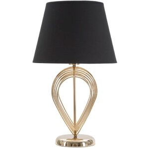 Mauro Ferretti lámpara de mesa Maxt E27 Ø 32,5x53,5 cm oro negro