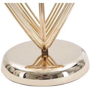 Mauro Ferretti lámpara de mesa Maxt E27 Ø 32,5x53,5 cm oro negro