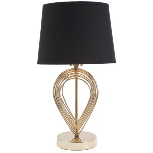 Mauro Ferretti lámpara de mesa Maxt E27 Ø 24x44 cm oro negro
