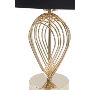 Mauro Ferretti lámpara de mesa Maxt E27 Ø 24x44 cm oro negro