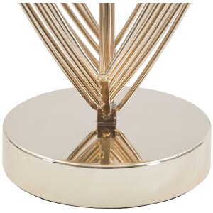 Mauro Ferretti lámpara de mesa Maxt E27 Ø 24x44 cm oro negro