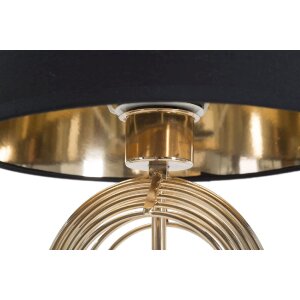 Mauro Ferretti lámpara de mesa Maxt E27 Ø 24x44 cm oro negro