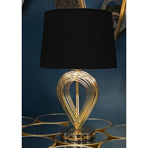 Mauro Ferretti lámpara de mesa Maxt E27 Ø 24x44 cm oro negro