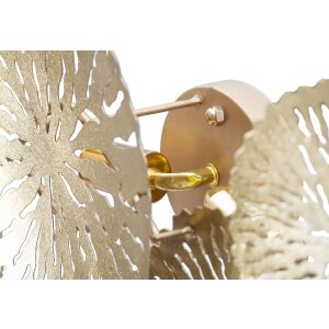 Aplique Mauro Ferretti Dishi Plus 2 luces E14 47x13x28 cm oro