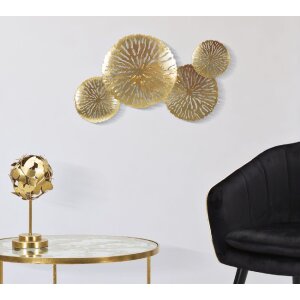 Aplique Mauro Ferretti Dishi Plus 2 luces E14 47x13x28 cm oro