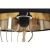 Mauro Ferretti lámpara de mesa hojas E27 Ø 30x60 cm oro negro