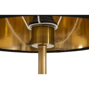 Mauro Ferretti lámpara de mesa loros E27 Ø 30x62,5 cm oro negro