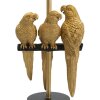 Mauro Ferretti lámpara de mesa loros E27 Ø 30x62,5 cm oro negro